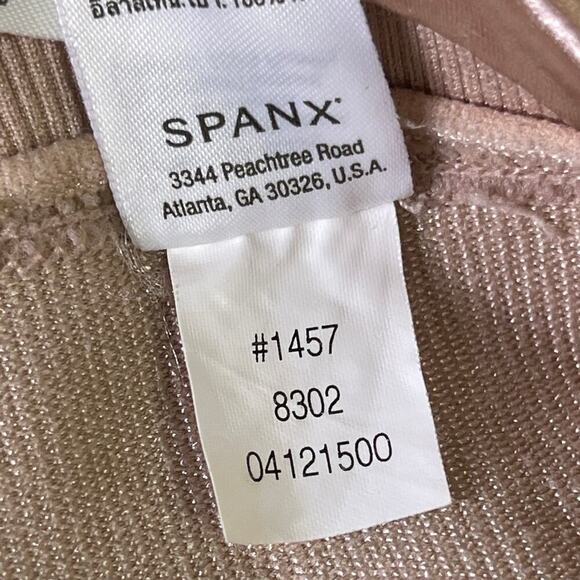 SPANX High-Waisted Body Tunic Shapewear Tan Nude 1457 Slimming Women's Medium - Picture 11 of 12